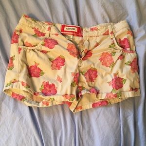 Hibiscus flowered shorts